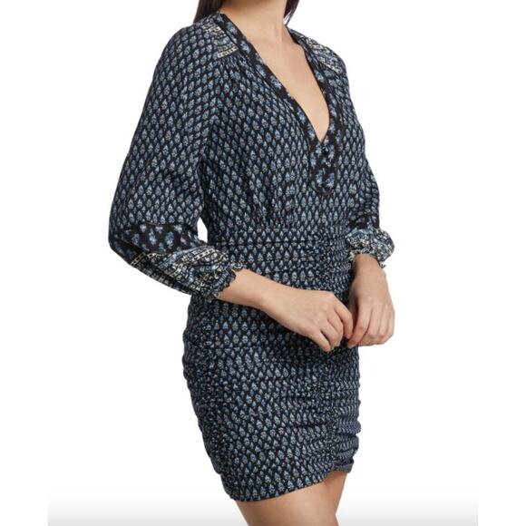 NWT Veronica Beard Zaria Floral Minidress - Picture 2 of 7